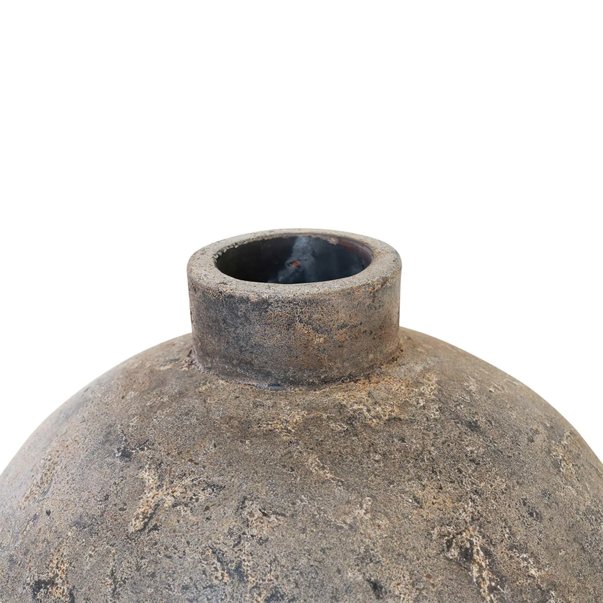 Corvo Decoration Pot - Brown, Terracotta