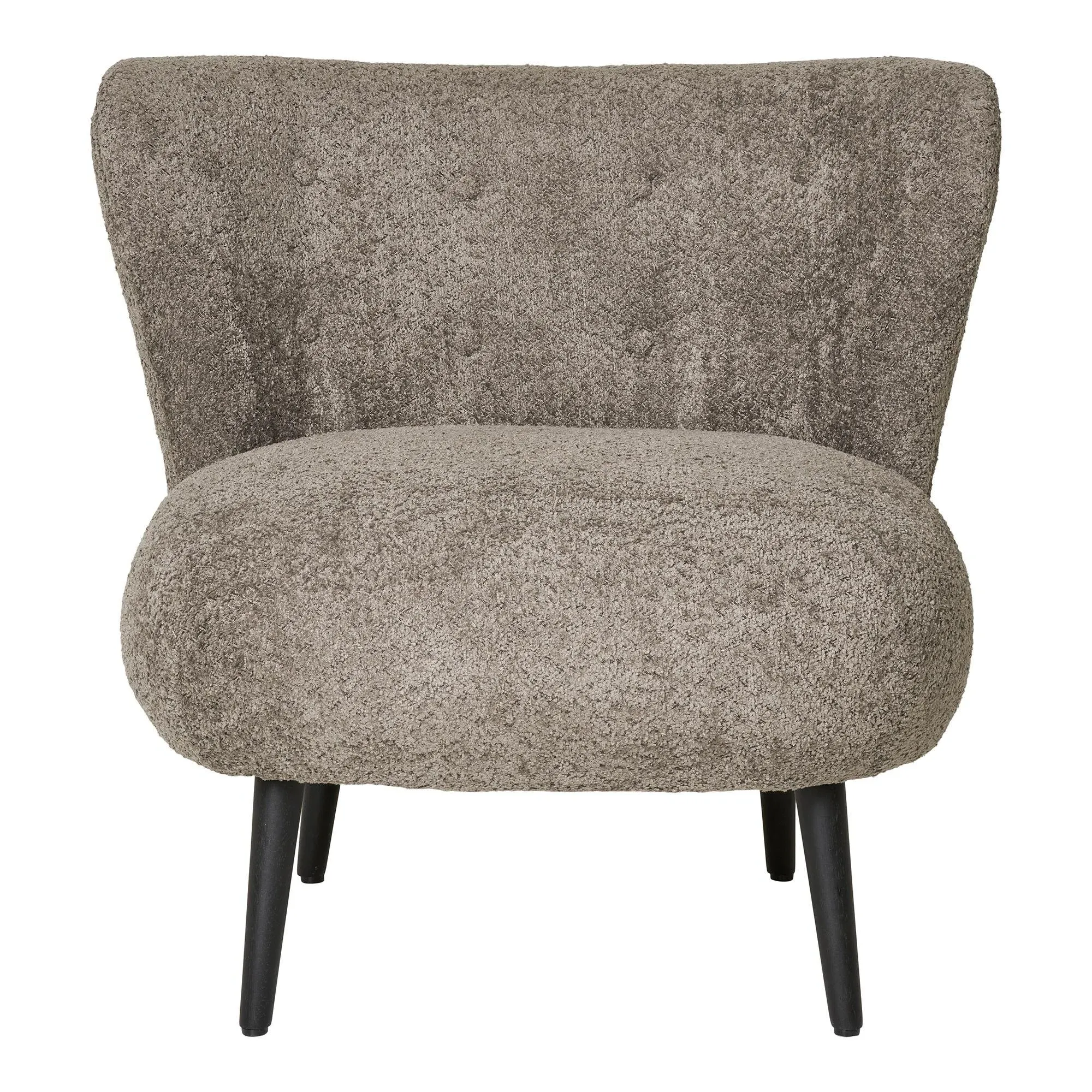 Covelo Lounge Chair - Brown, Fabric