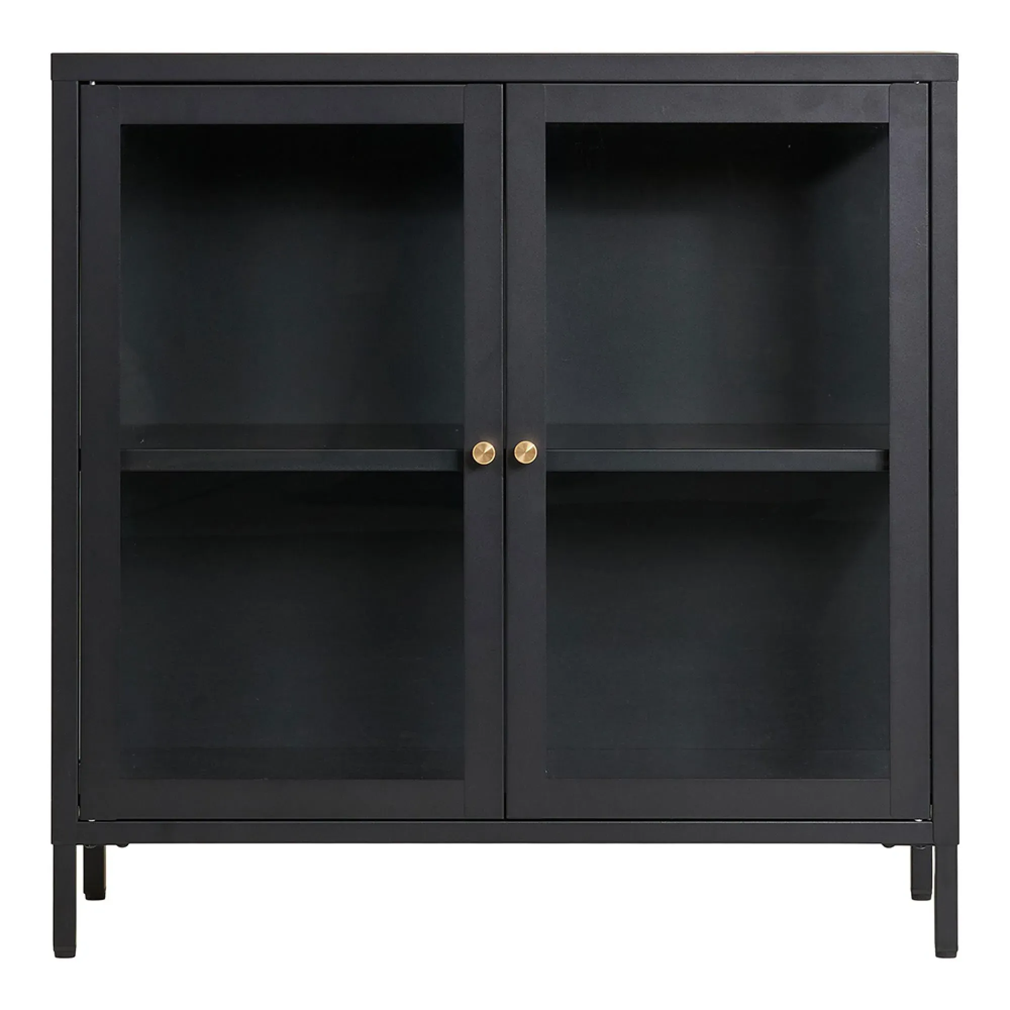 Dalby 2 Door Cabinet - Black, Metal