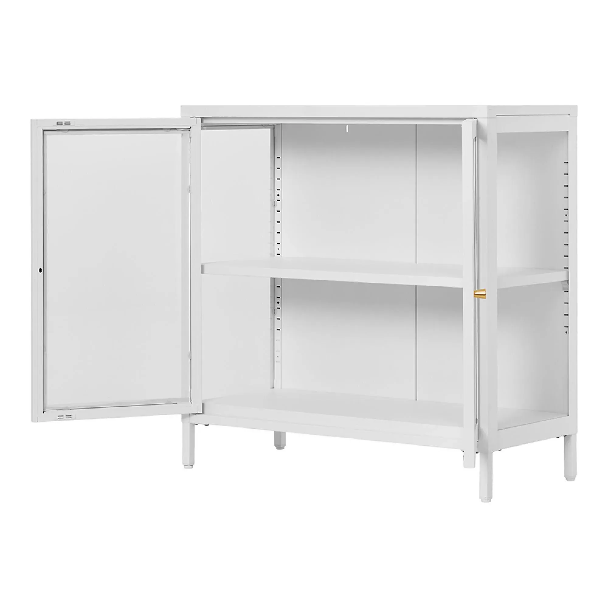 Dalby 2 Door Cabinet - White, Metal