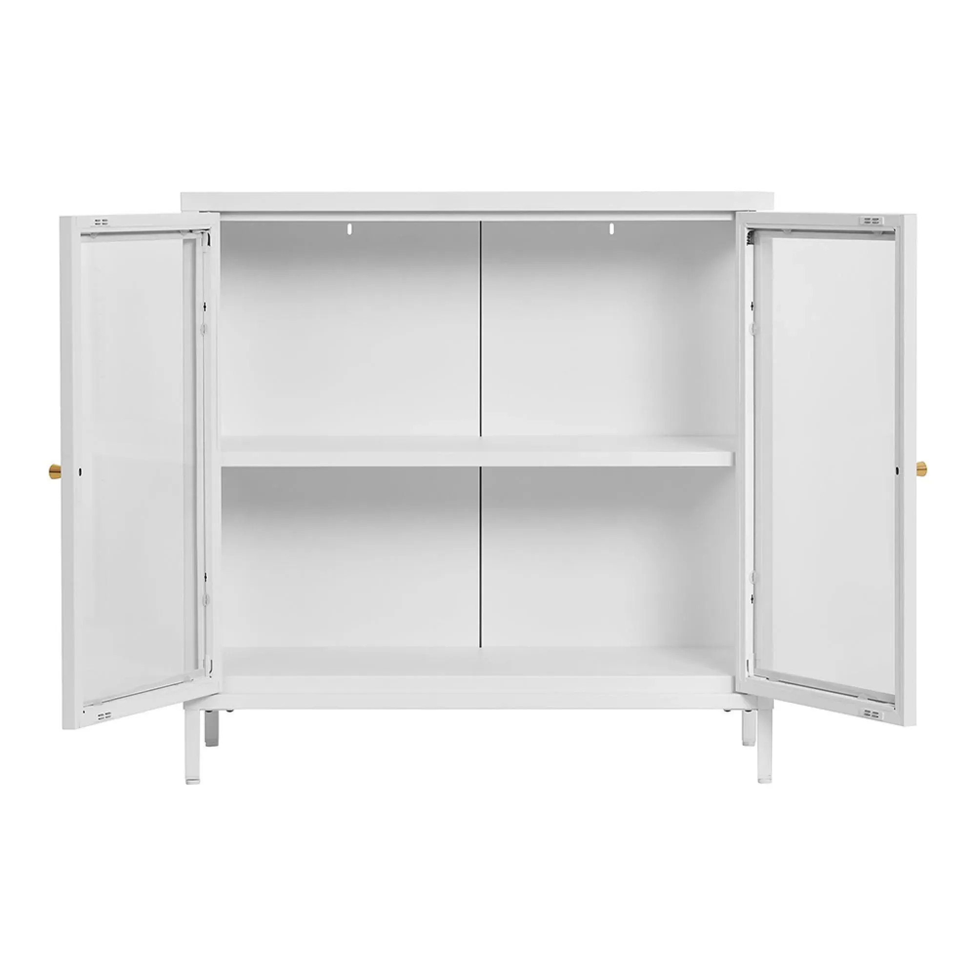 Dalby 2 Door Cabinet - White, Metal