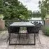 Denver 8 Seater Garden Dining Table - Grey