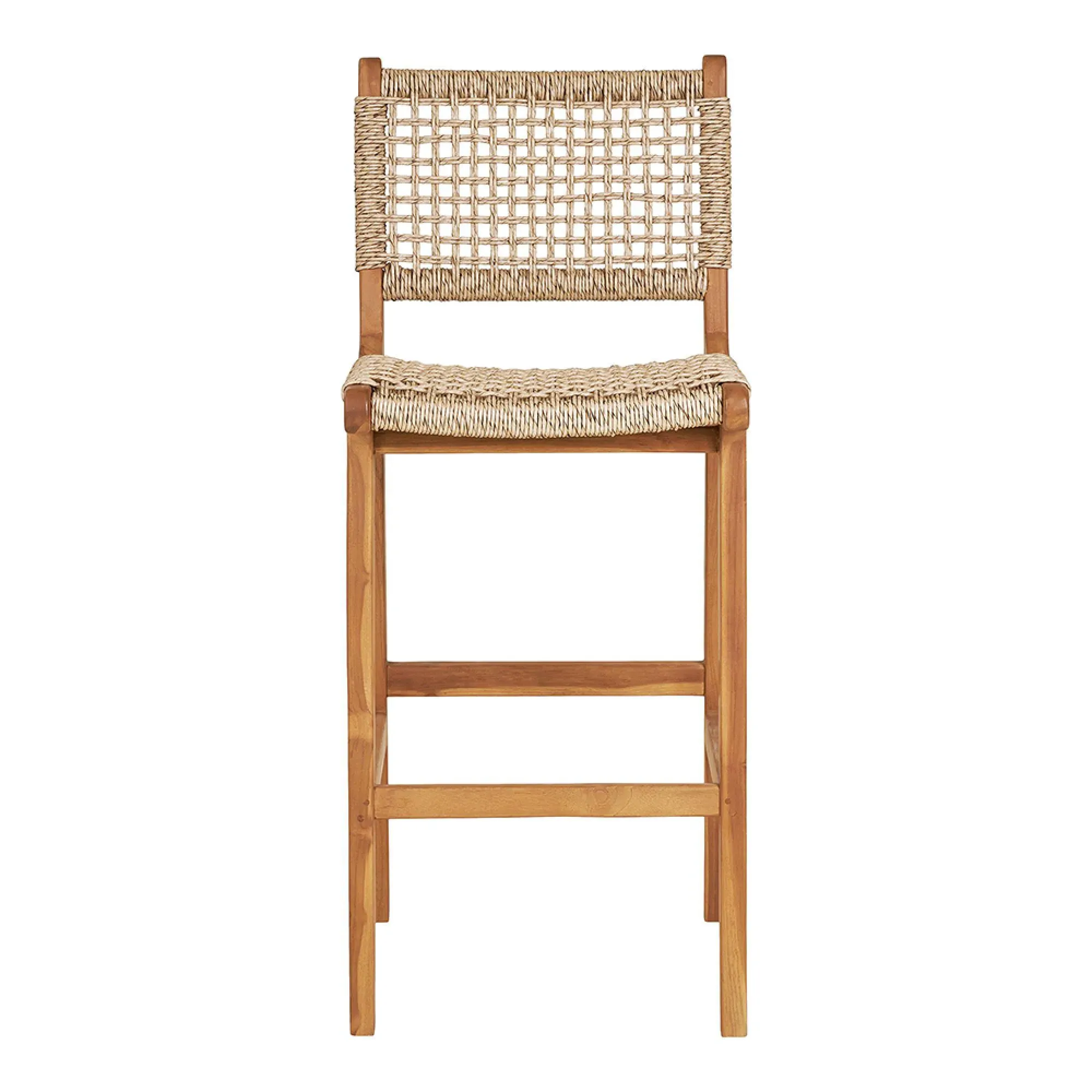 Derby Counter Chair - Natural, Teak Wood