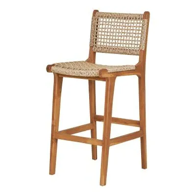 Derby Counter Chair - Natural, Teak Wood image