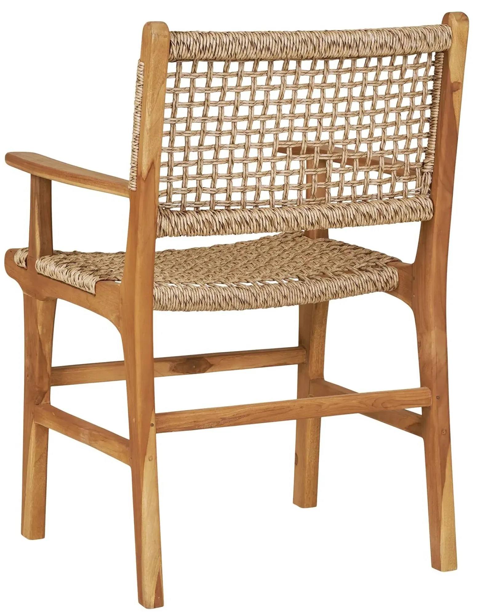 Derby Dining Armchair Set of 2 - Natural, Polyrattan Teak