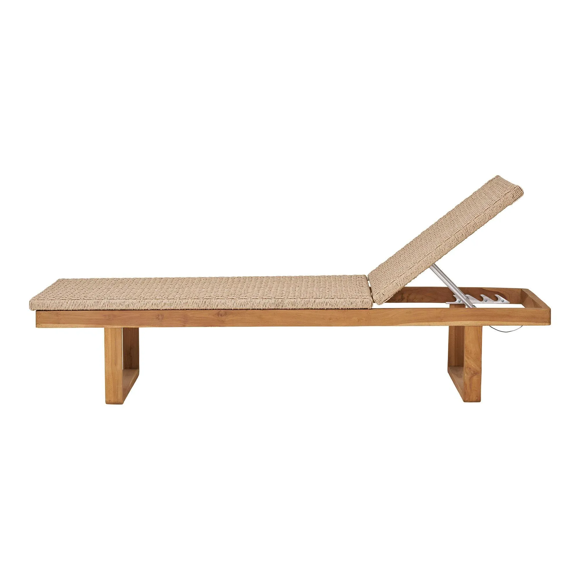 Derby Garden Sun Lounger - Natural, Teak Wood