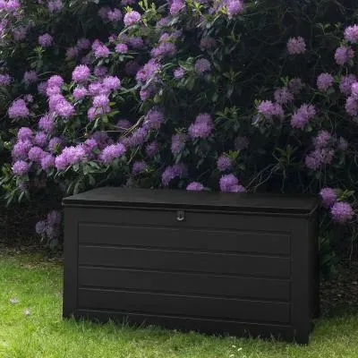 Dubrovnik Outdoor Storage Box - Black image
