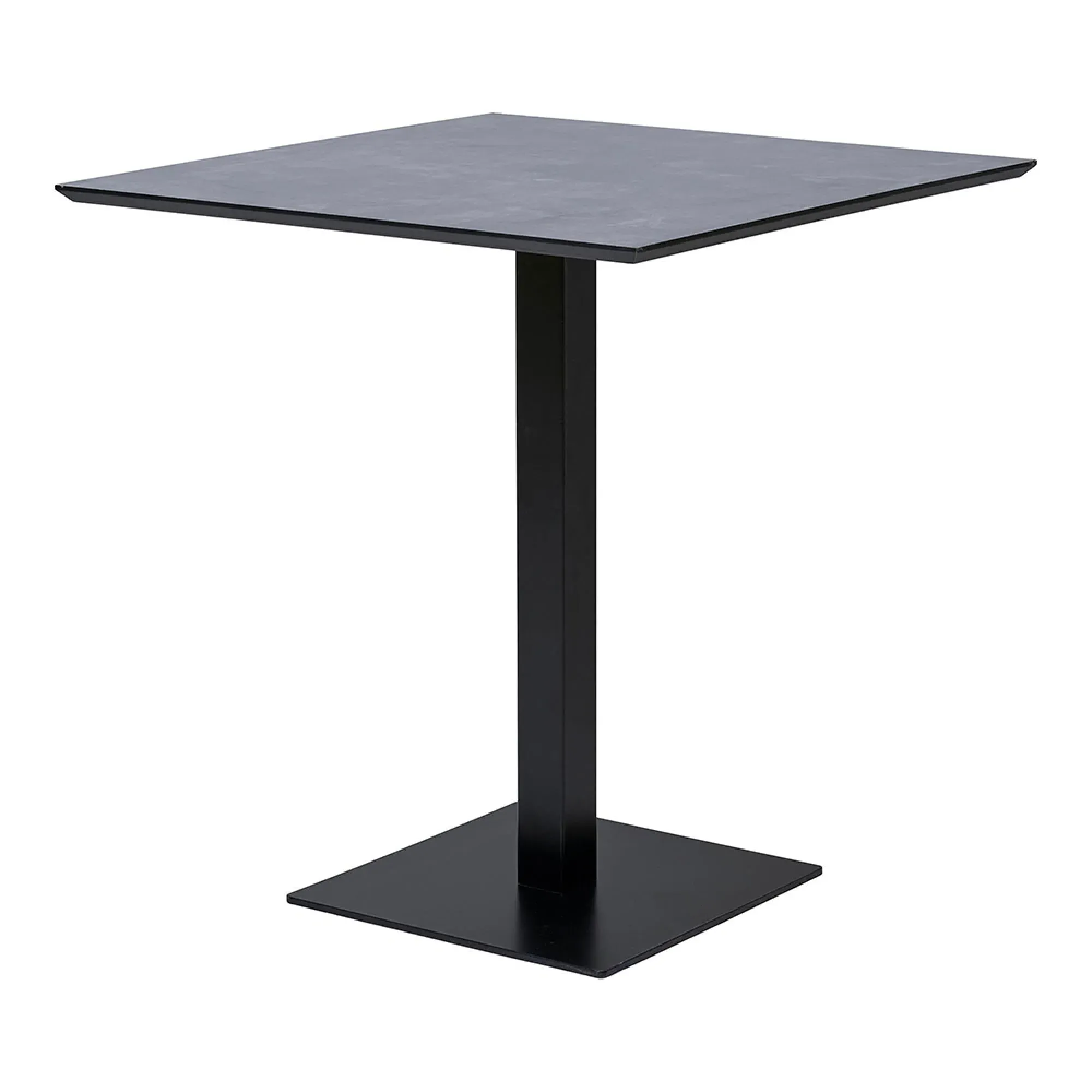 Fano Square Cafe Table - Black, Melamine