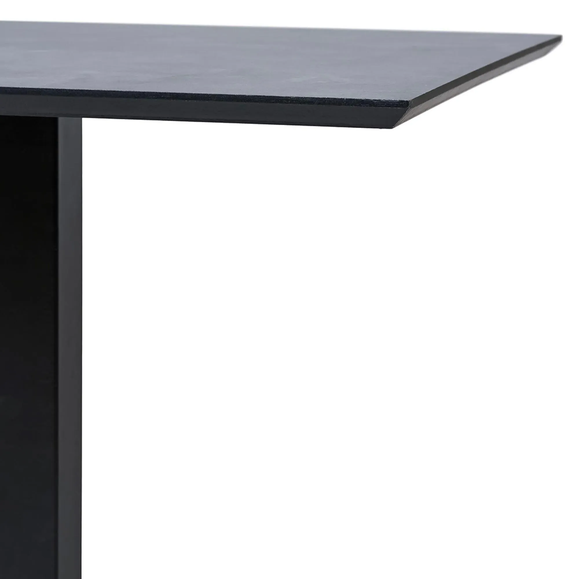 Fano Square Cafe Table - Black, Melamine