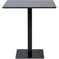 Fano Square Cafe Table - Black, Melamine