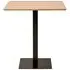 Fano Square Cafe Table - Natural, Melamine