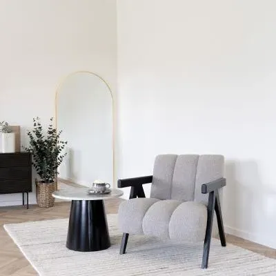 Florence Lounge Armchair - Sand, Fabric