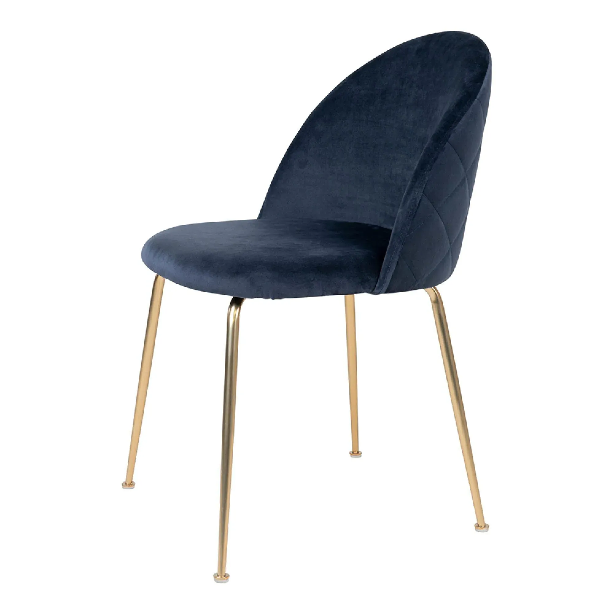 Geneve Dining Chair - Blue, Velvet