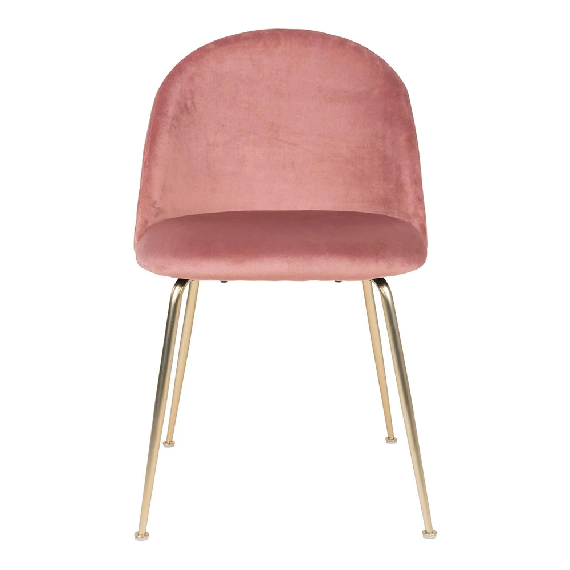 Geneve Dining Chair Set of 2 - Rose, Velvet