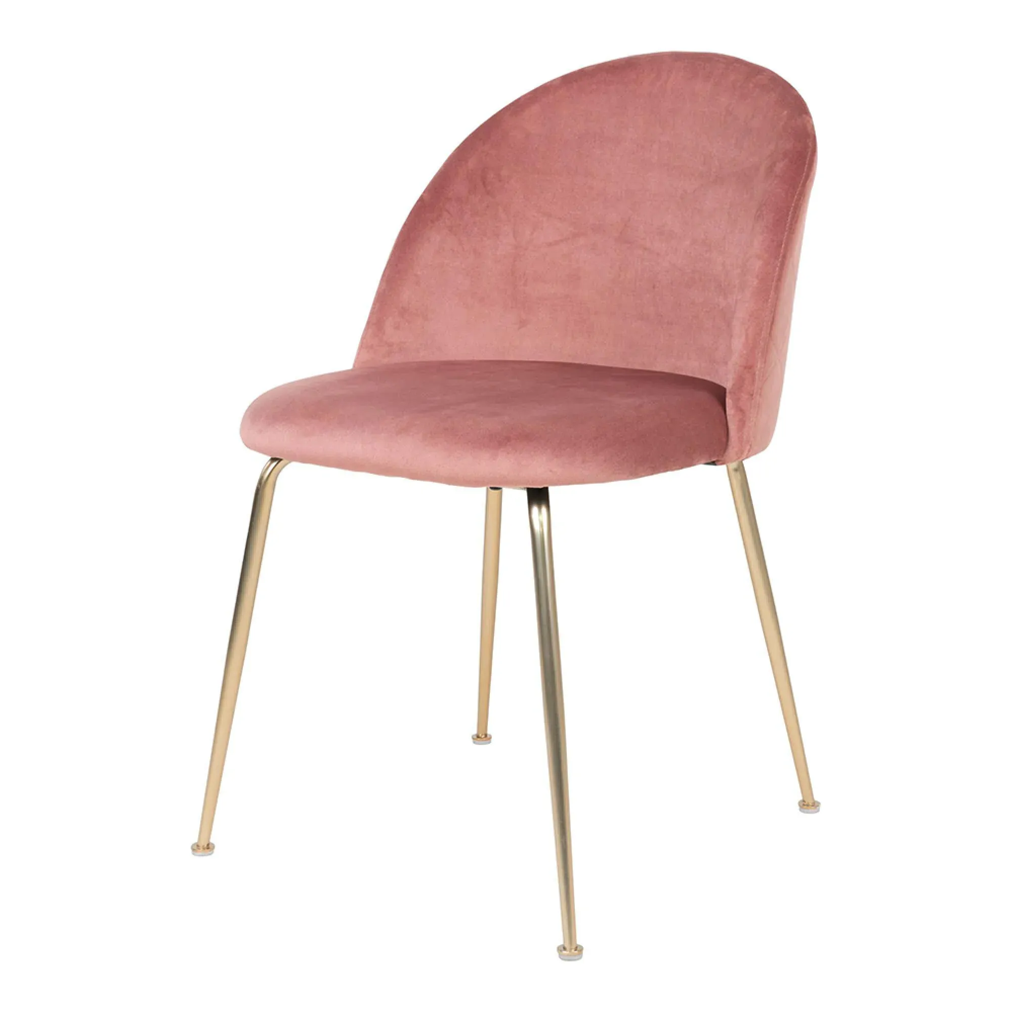 Geneve Dining Chair Set of 2 - Rose, Velvet
