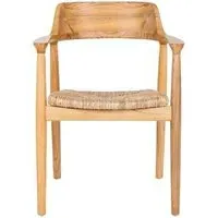 Getafe Armchair - Natural, Wood
