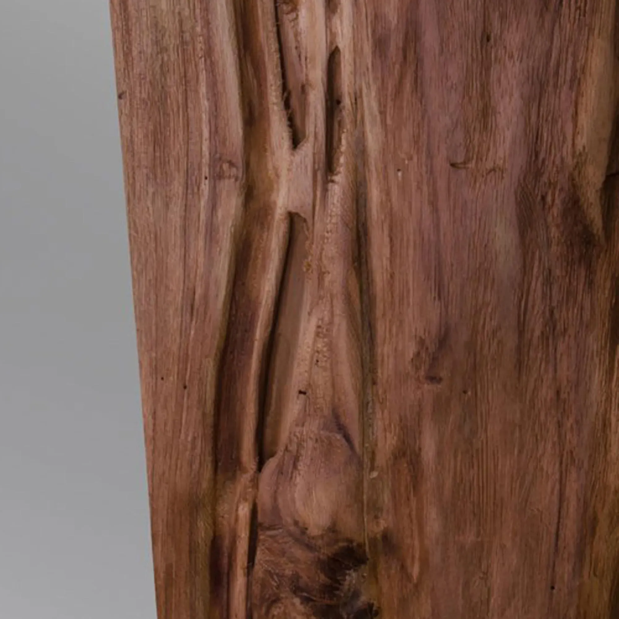 Granada Antique Mirror - Natural, Teak Wood