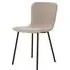 Halden Dining Chair - Beige, Boucle Fabric