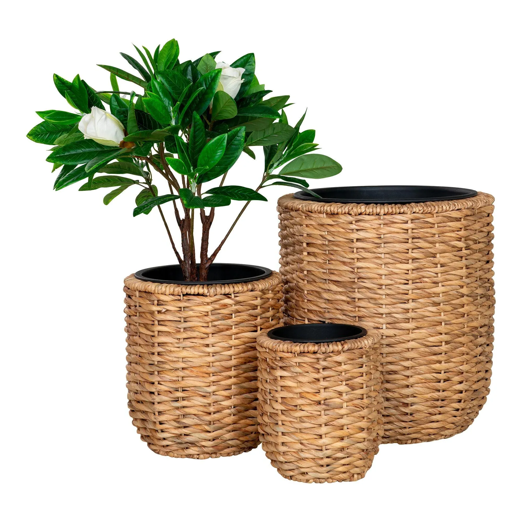 Hanoi Planter Set of 3 - Natural, Waterhyacinth