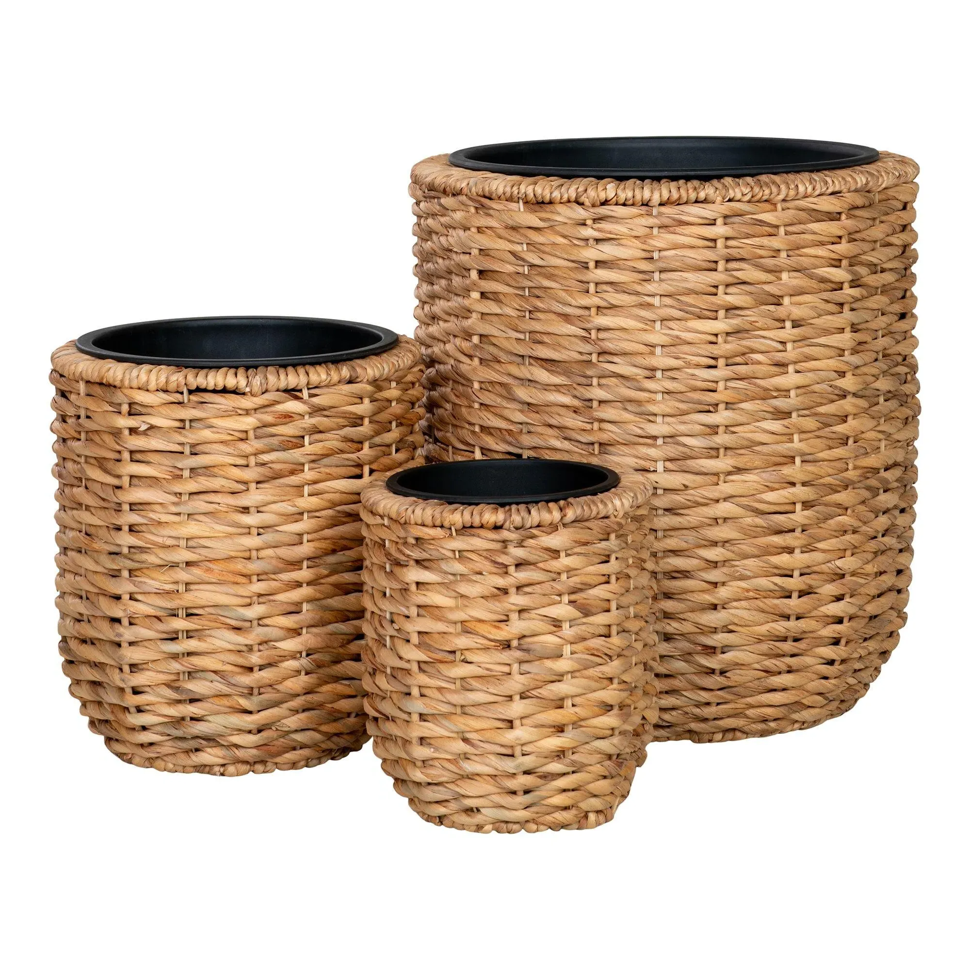 Hanoi Planter Set of 3 - Natural, Waterhyacinth