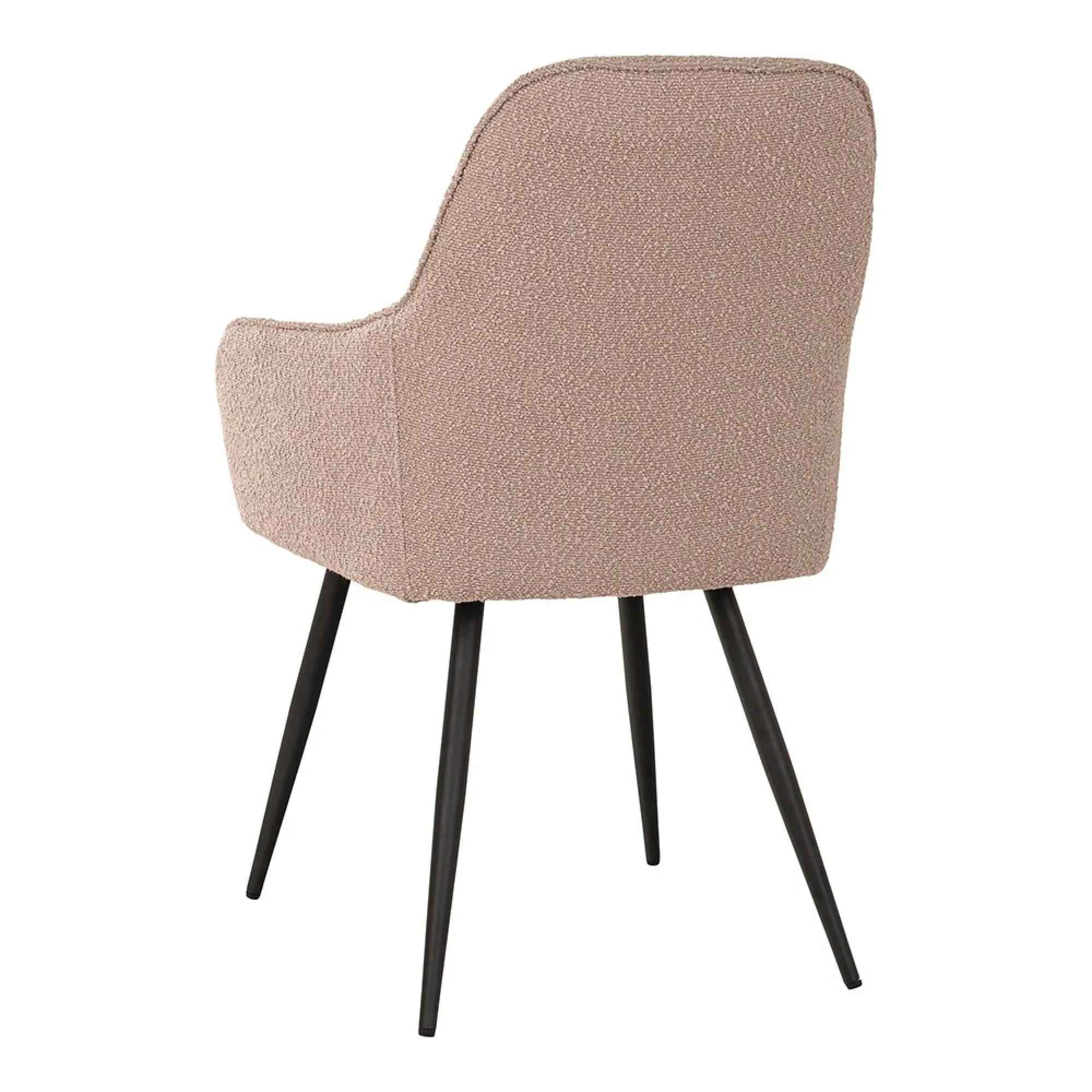 Harbo Dining Chair - Beige, Boucle