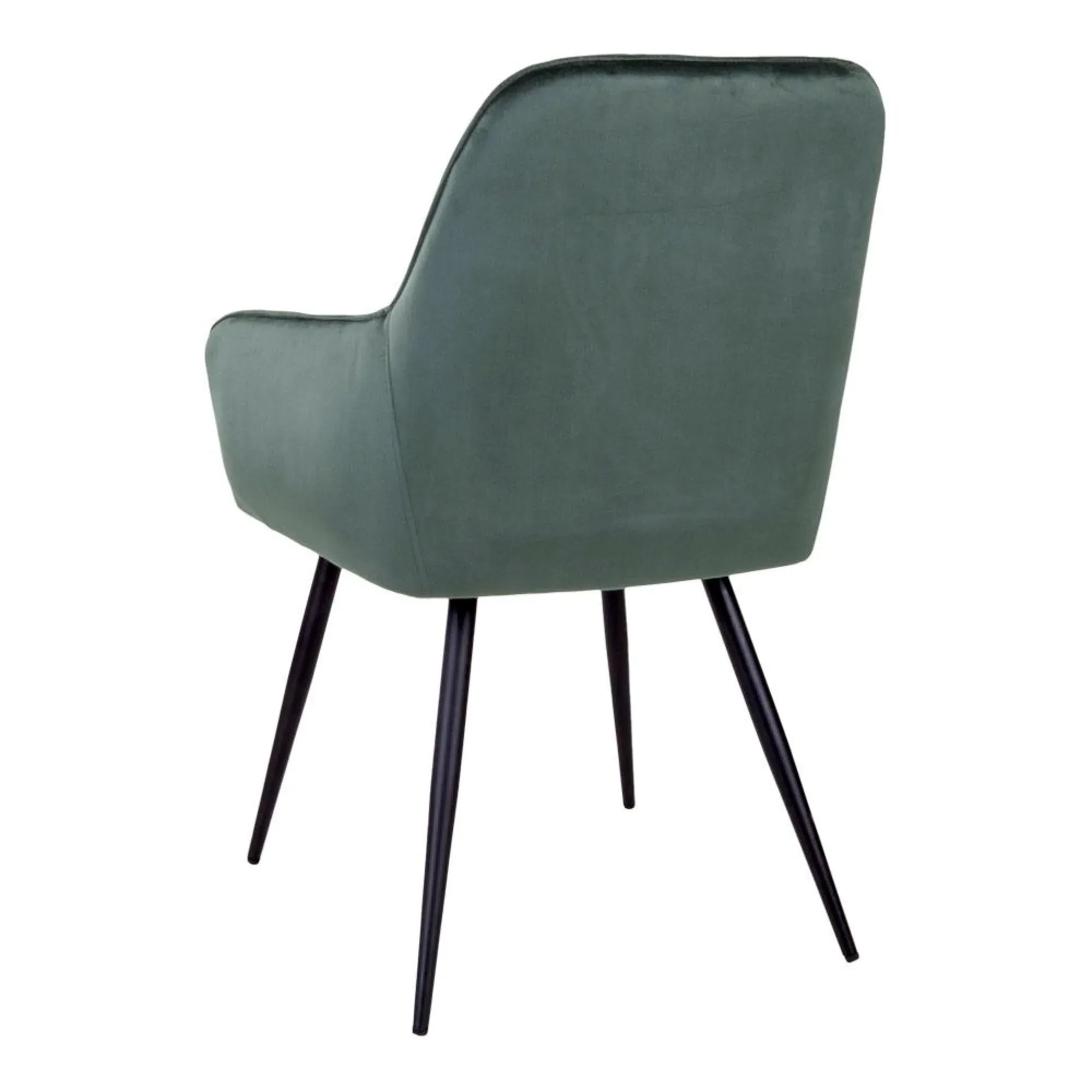 Harbo Dining Chair - Green, Velvet