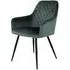 Harbo Dining Chair - Green, Velvet