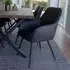 Harbo Dining Chair - Grey, Faux Leather