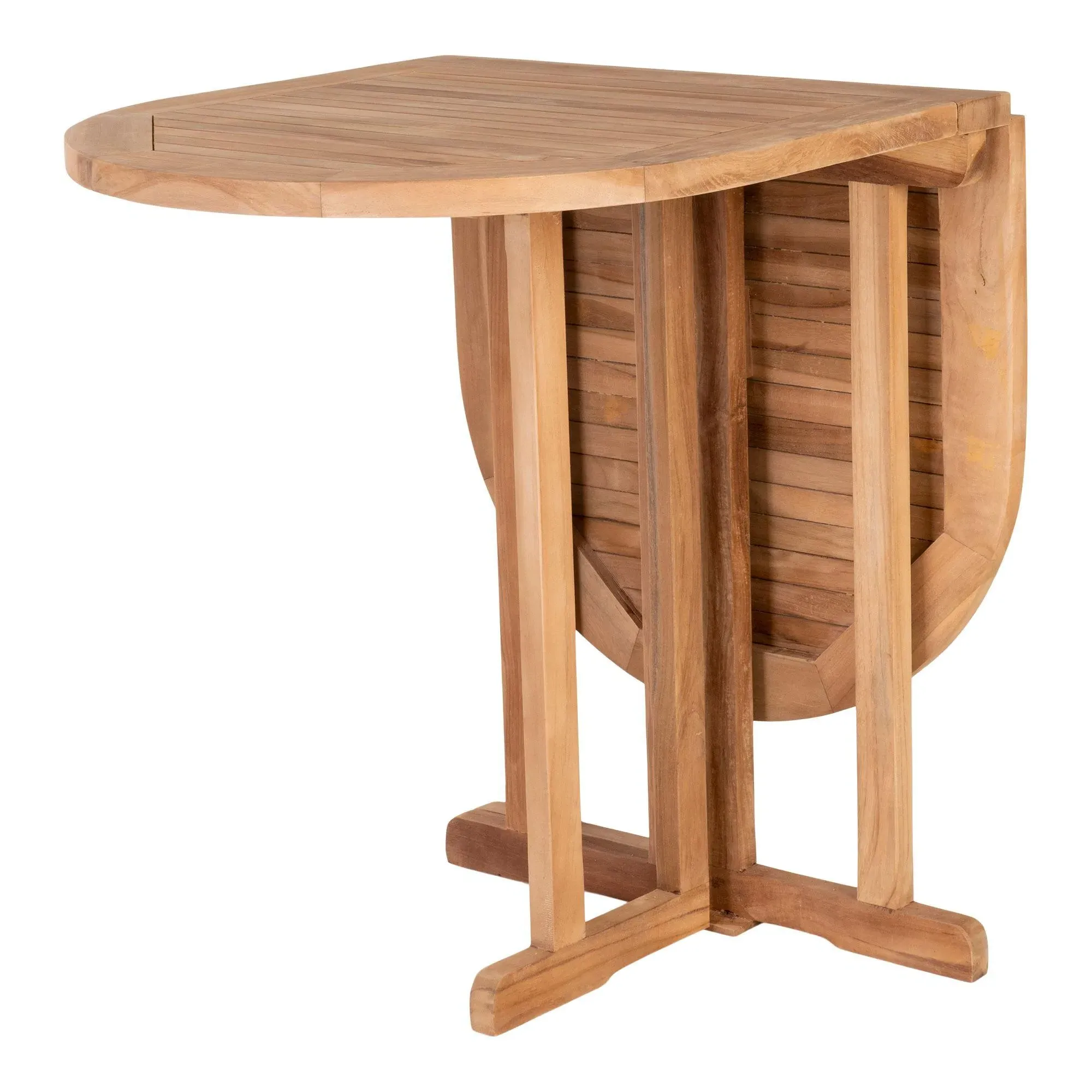 Huelva Oval Side Table - Natural, Teak