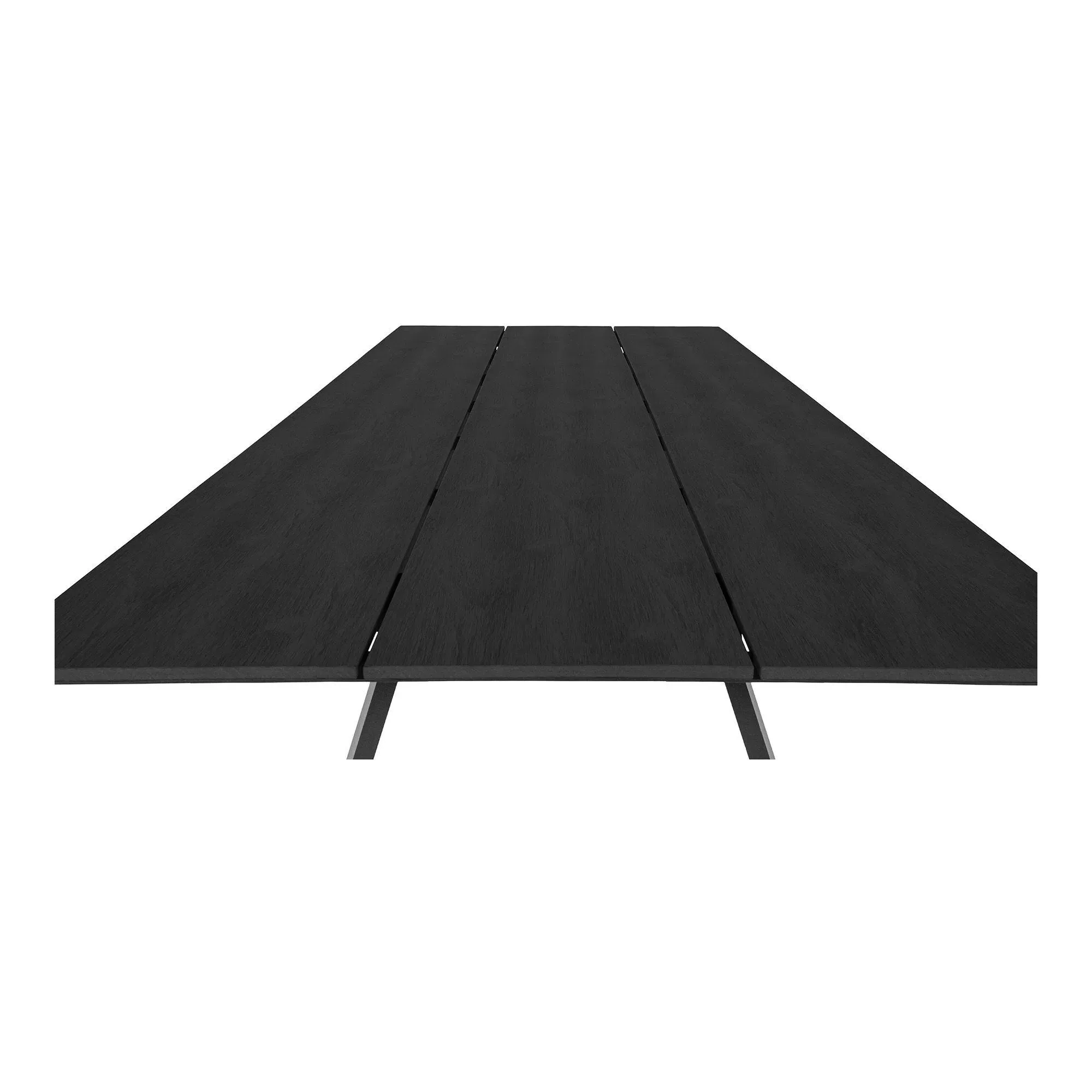 Huntley 8 Seater Dining Table - Black Metal