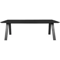 Huntley 8 Seater Dining Table - Black Metal