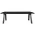 Huntley 8 Seater Dining Table - Black Metal
