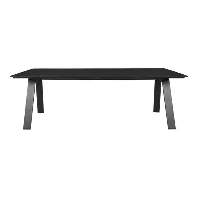 Huntley 8 Seater Dining Table - Black Metal image