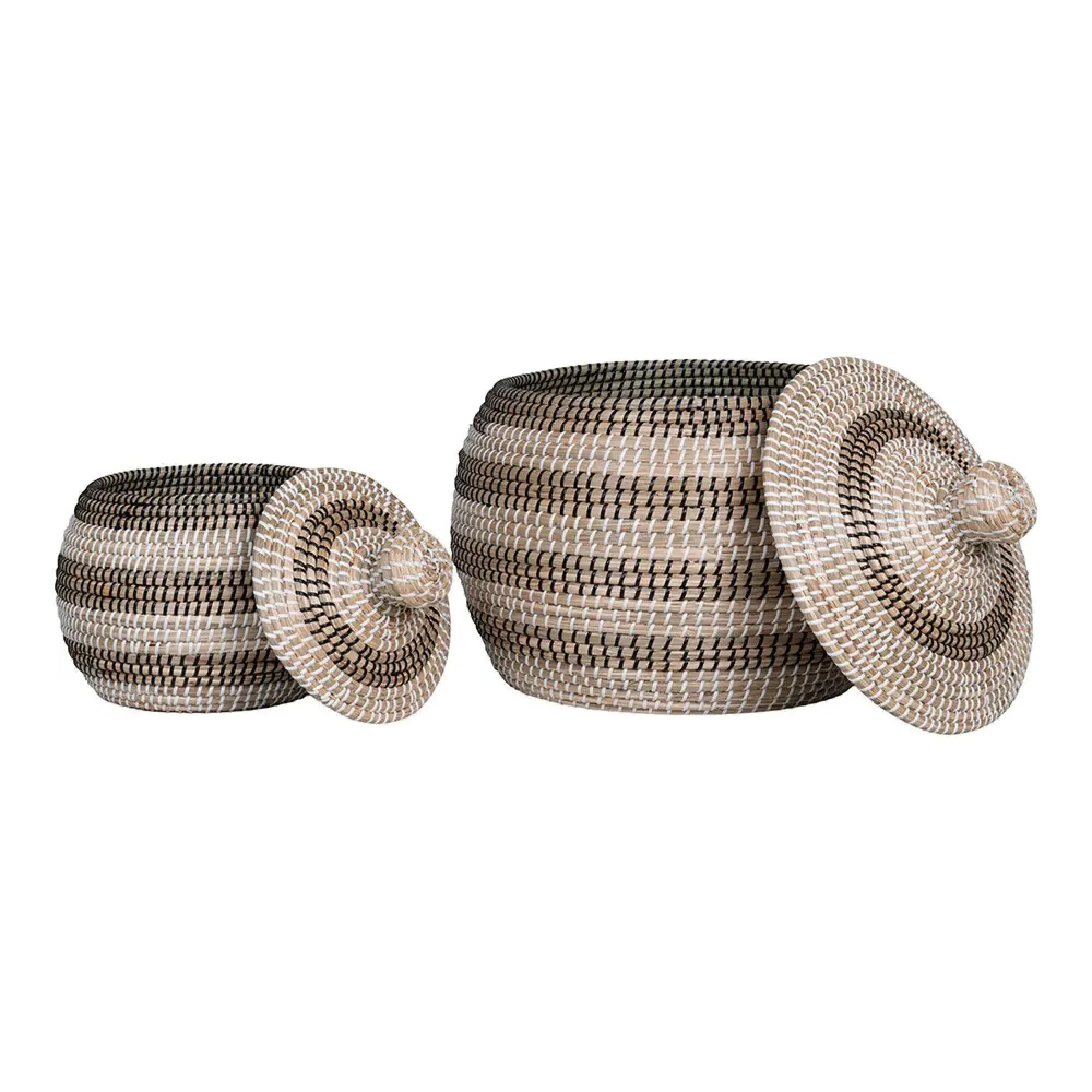 Ipoh Basket Set of 2 - Natural, Seagrass
