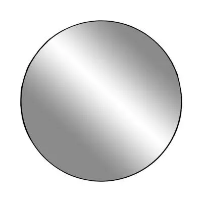 Jersey Round Wall Mirror - Black image