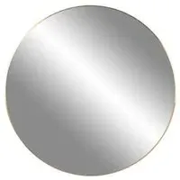 Jersey Round Wall Mirror - Brass