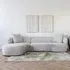 Kingston RHF Lounge Sofa - Natural, Fabric