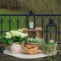 Kuta Kubu Rattan Basket Set of 3 - Brown