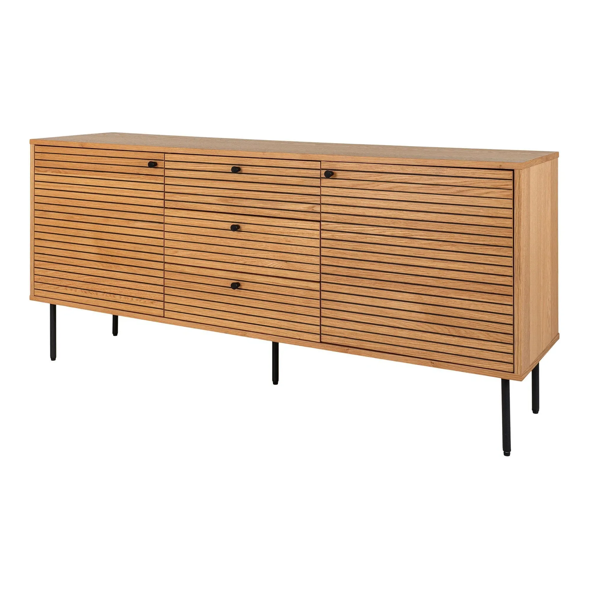 Kyoto 2 Door Medium Sideboard - Natural, Oak