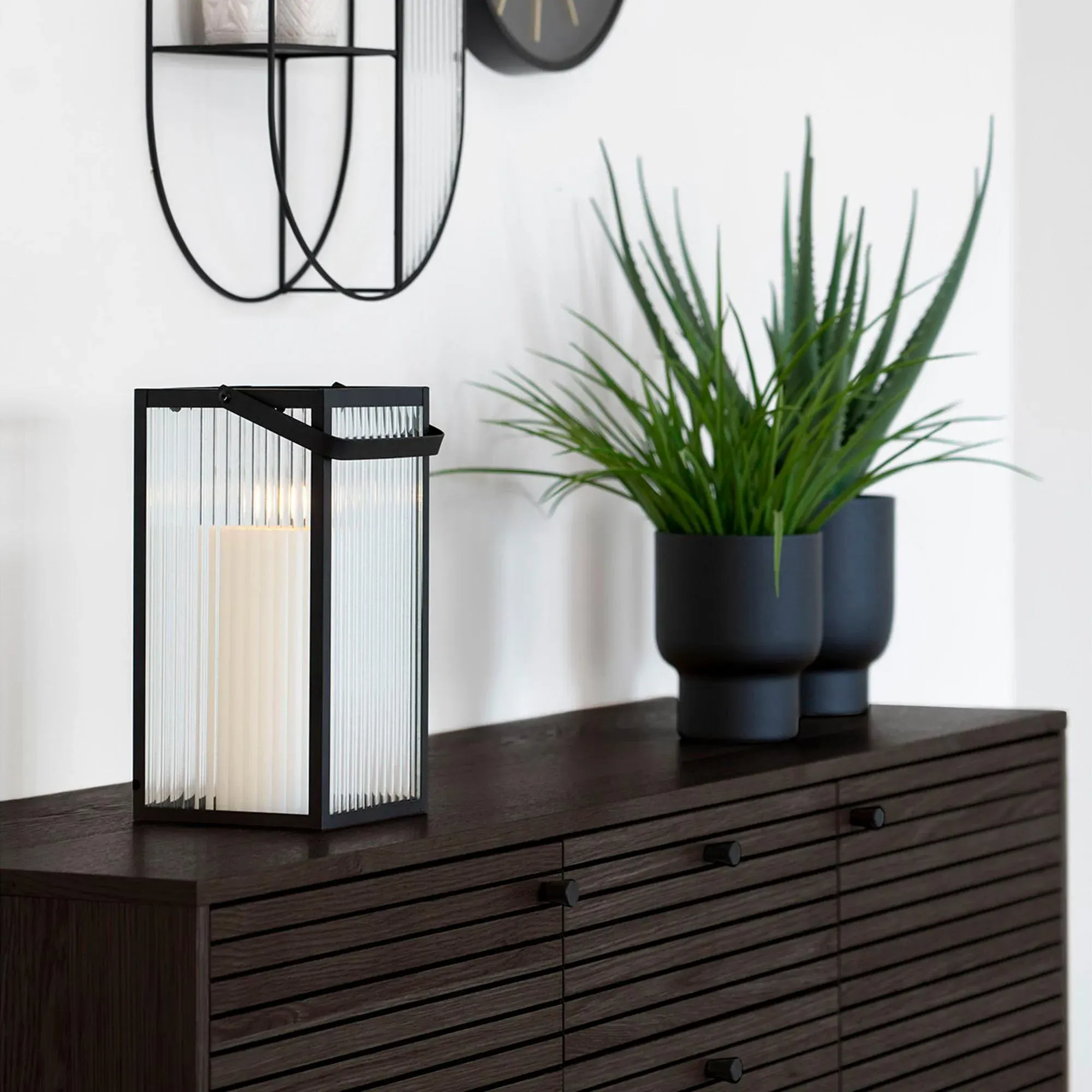 Kyoto 2 Door Medium Sideboard - Smoked, Oak