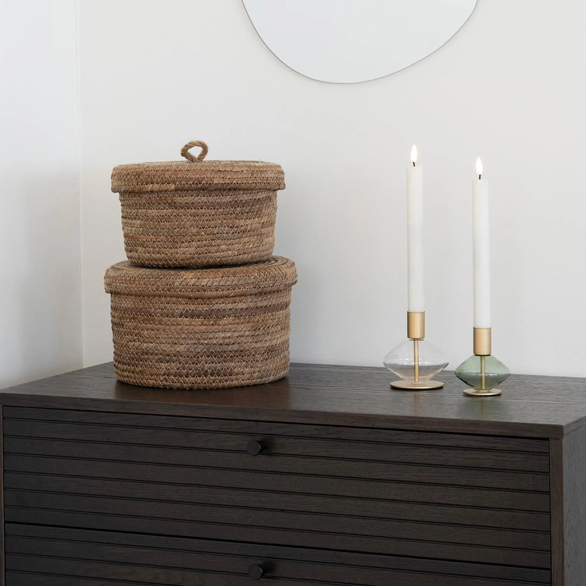 Kyoto 4 Drawer Chest - Smoked Oak