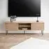 Kyoto Oak 150cm TV Unit with Storage - Natural
