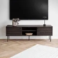 Kyoto Smoked Oak 150cm TV Unit with Storage - Smoked
