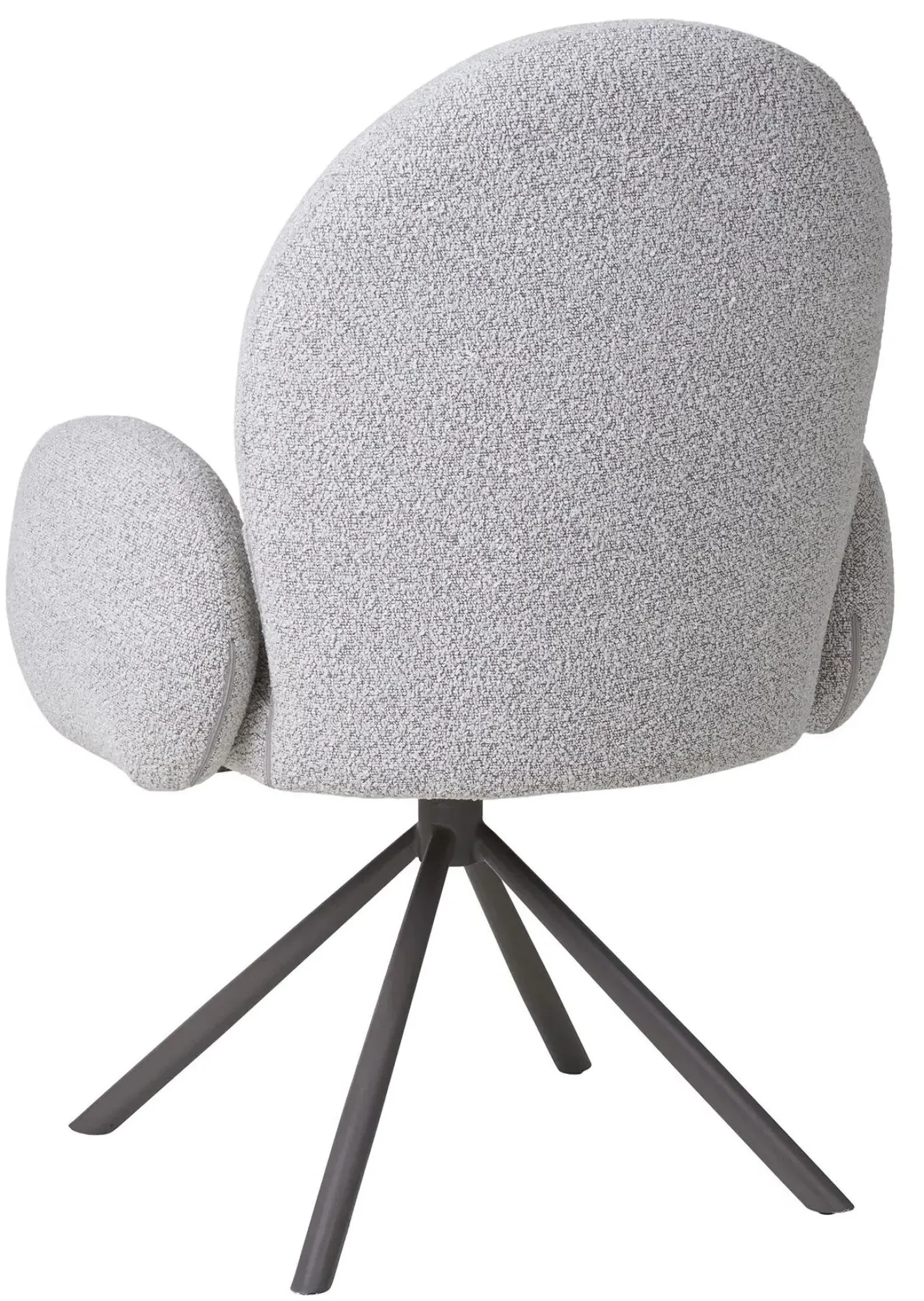 Lana Boucle Swivel Dining Chair - Sand