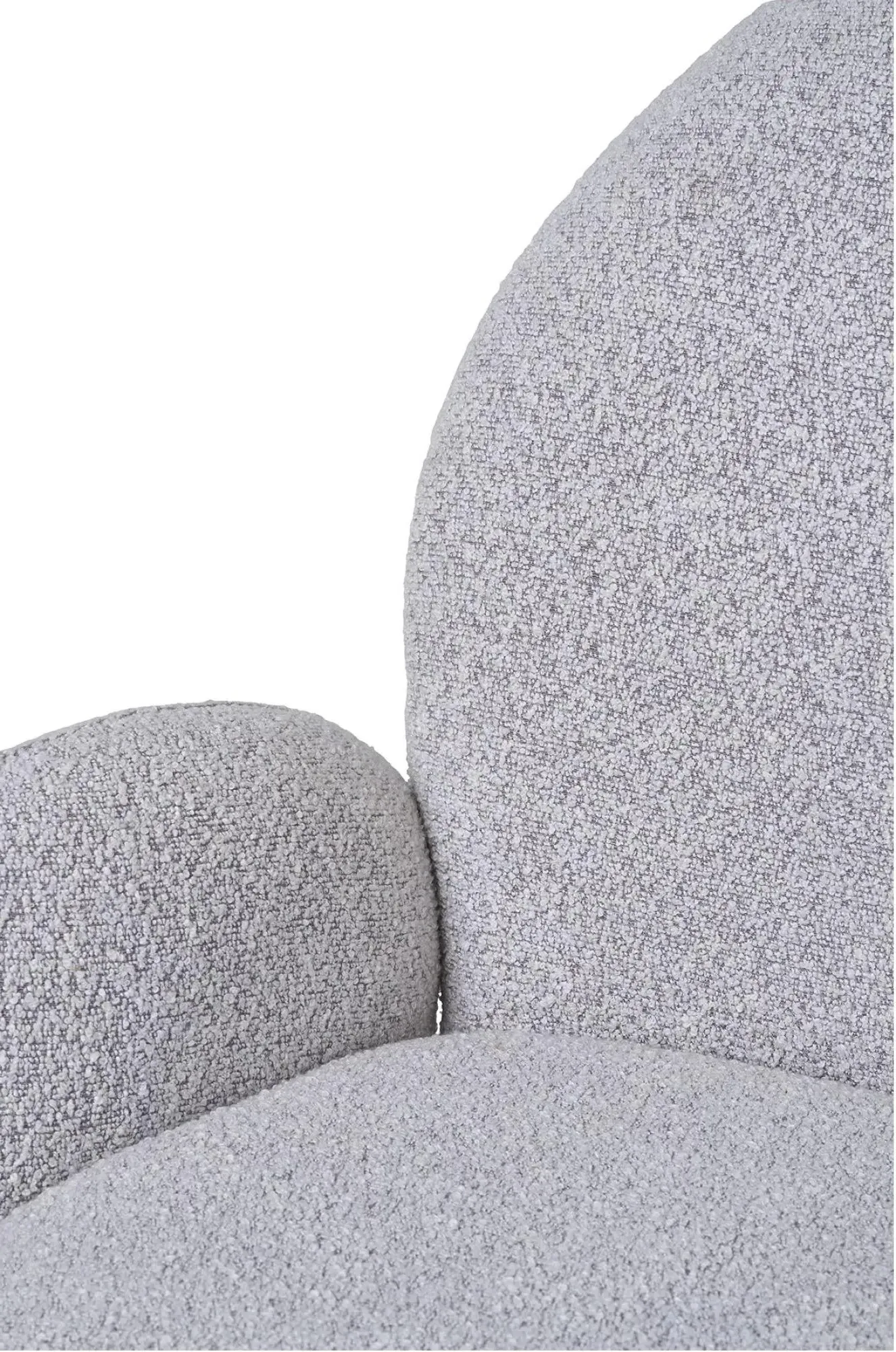 Lana Boucle Swivel Dining Chair - Sand