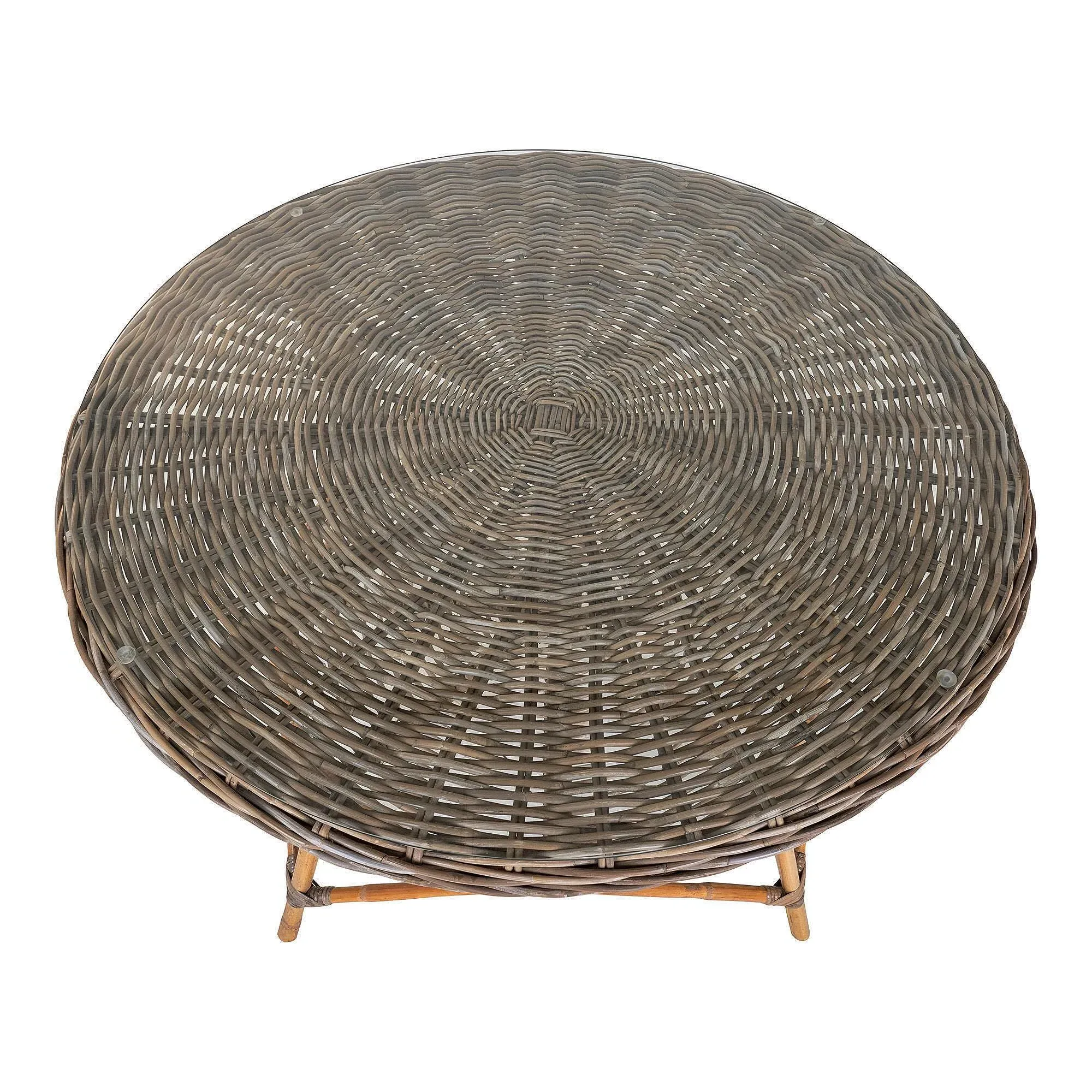 Larisa Round Dining Table - Kubu, Rattan