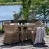 Larisa Round Dining Table - Kubu, Rattan