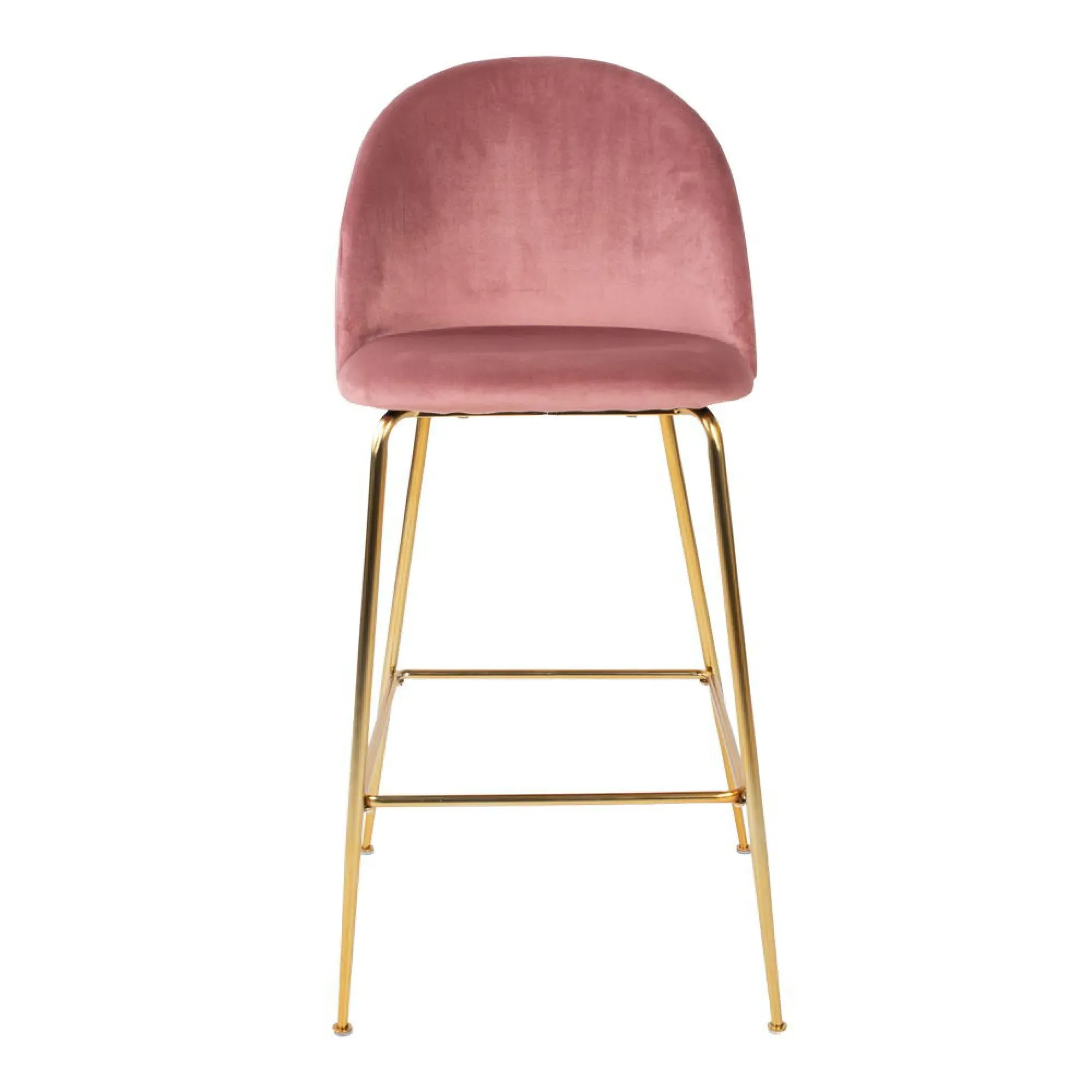 Lausanne Barstool Set of 2 - Rose, Velvet