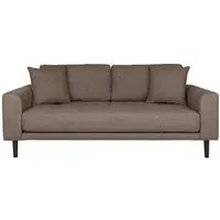 Lido 2.5 Seater Sofa - Brown, Fabric