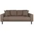 Lido 2.5 Seater Sofa - Brown, Fabric